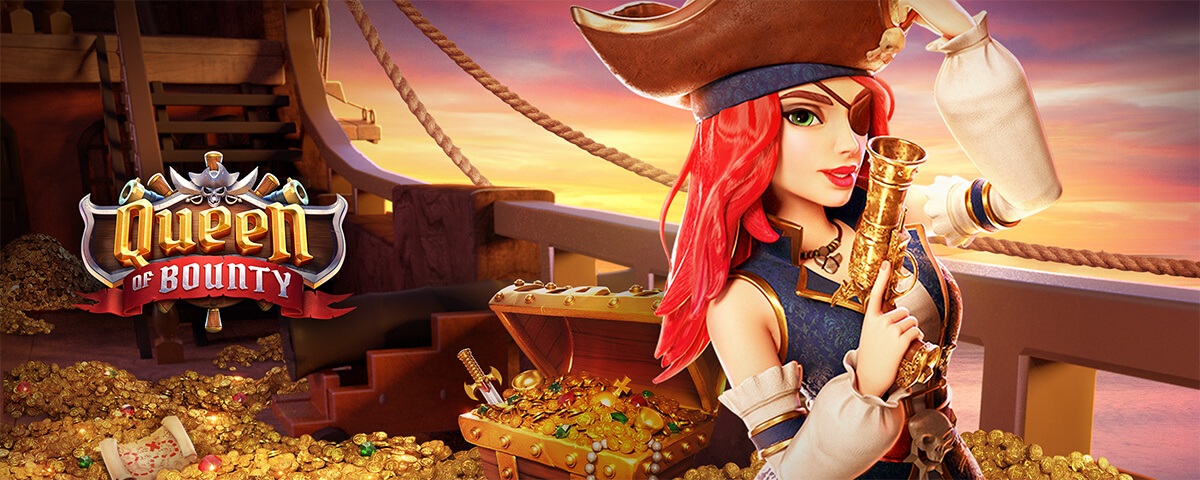 Queen of Bounty 👑 Demo PGSoft Ratu Bajak Laut Pencari Harta